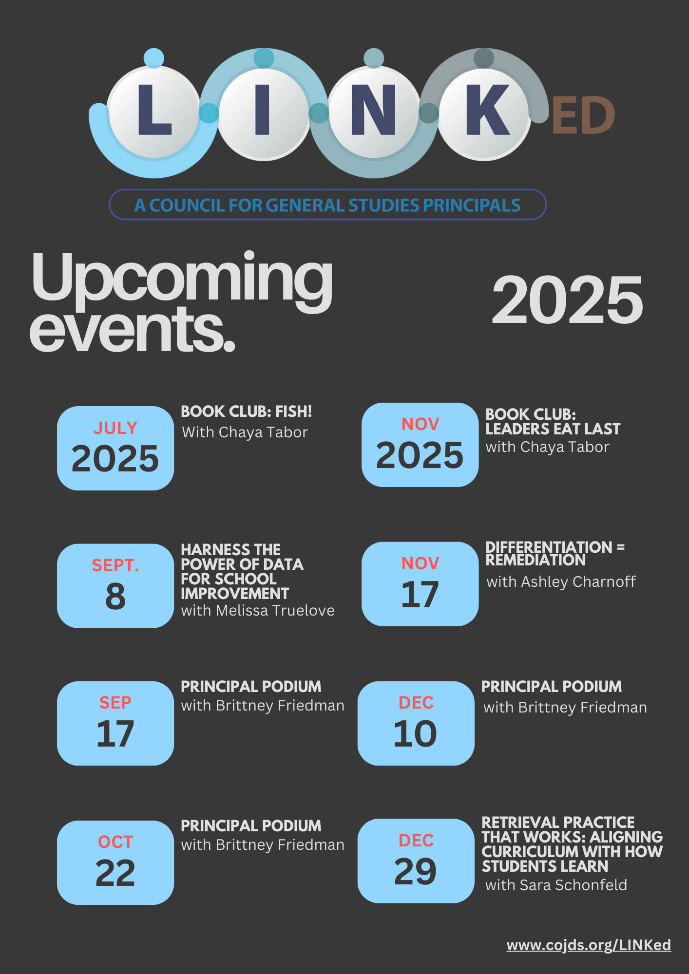 Black and White Modern Typography Upcoming Events Flyer A4 Document (1)