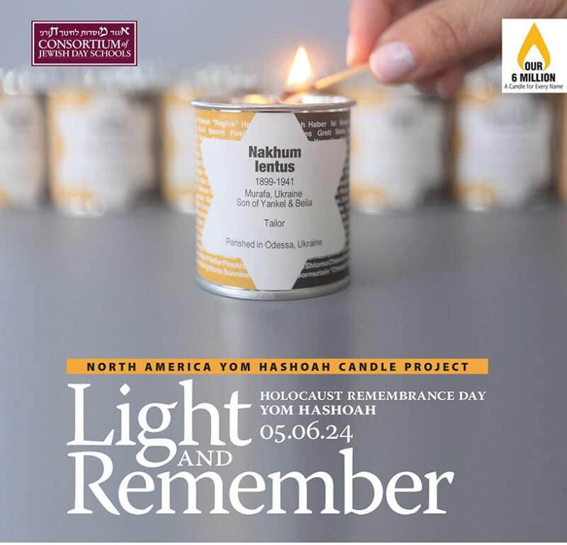 Yom HaShoah Candles CoJDS