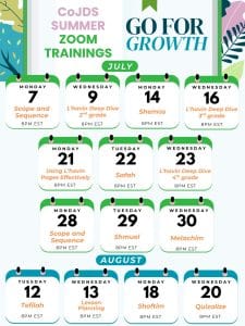 Zoom Summer Trainings 2025