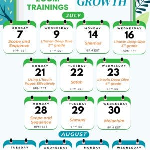 Zoom Summer Trainings 2025