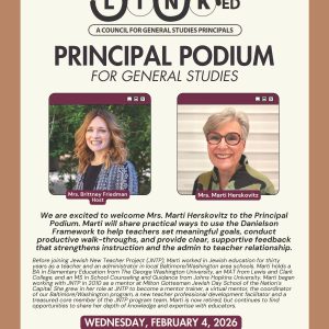 Principal Podium General Studies - February 4, 2026