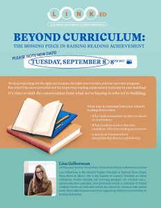 LINKed Beyond Curriculum Webinar: CHANGED TO September 08, 2026